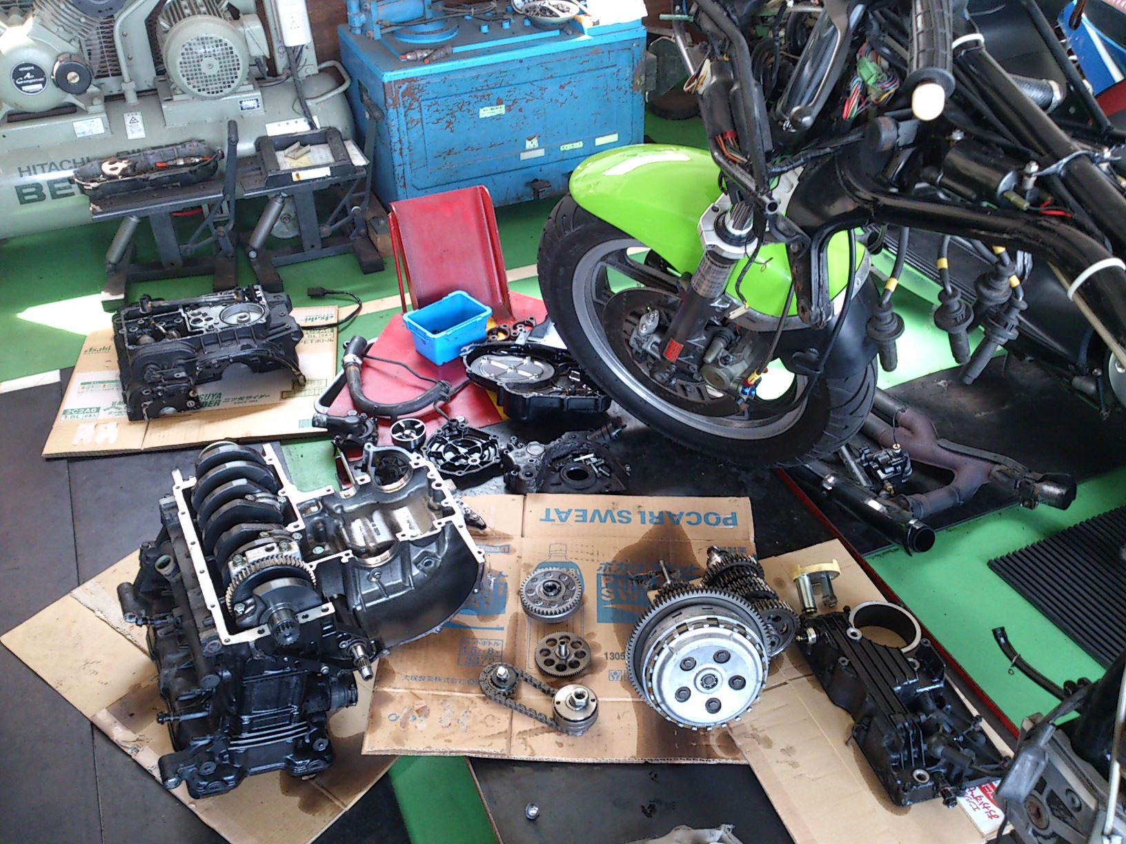 修理・整備ＧＰＺ900Ｒ